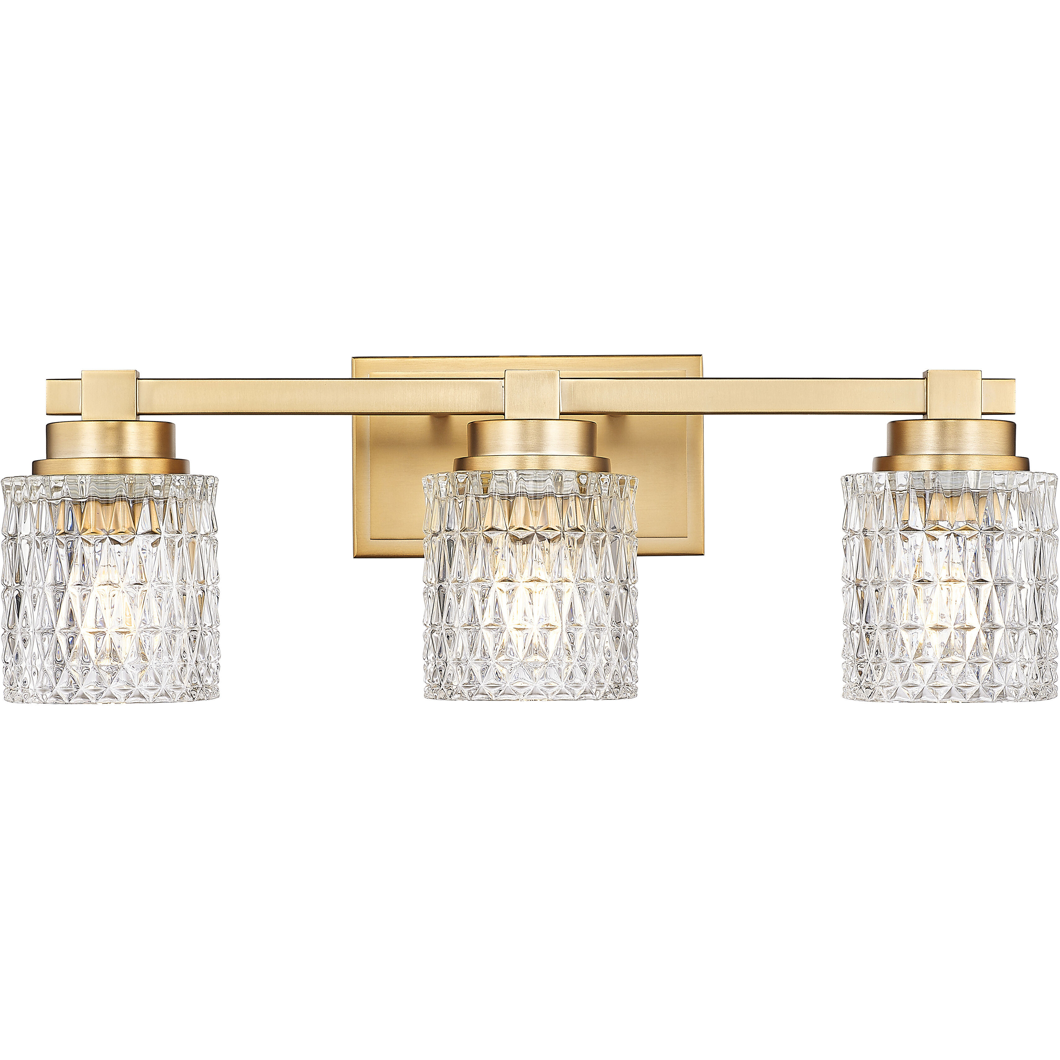 Jacqueline Vanity Wall Light in Modern Gold