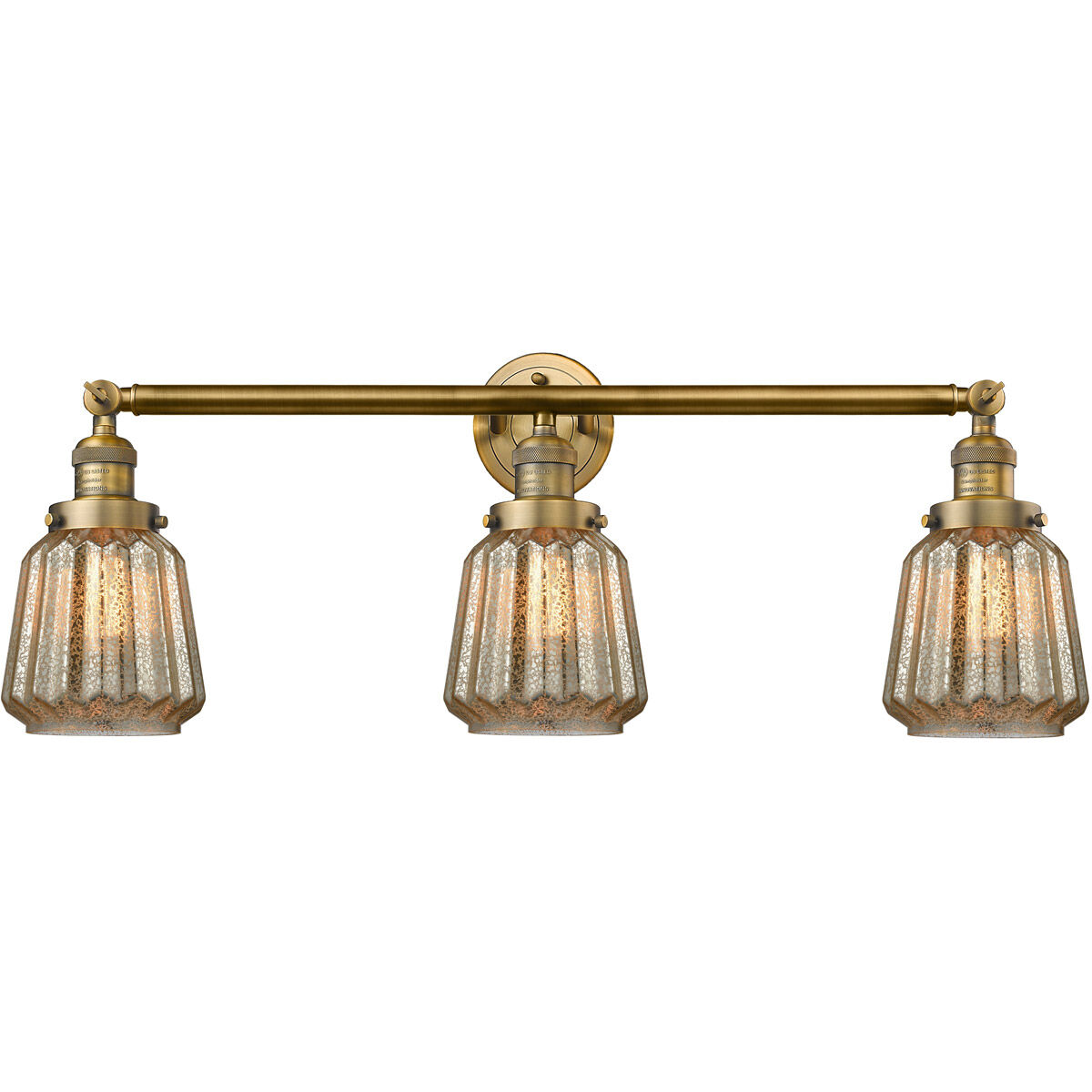 Mercury glass bathroom vanity light on sale
