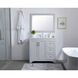 Aqua 36 X 24 inch Grey Wall Mirror