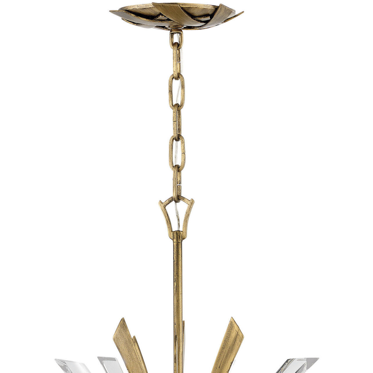 Vida LED 36 inch Burnished Gold Chandelier Ceiling Light, Orb