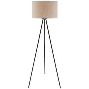 Tullio 60 inch 100.00 watt Dark Bronze Floor Lamp Portable Light