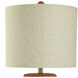 Terracotta 26.5 inch 150 watt Terracotta and Brushed Nickel Table Lamp Portable Light
