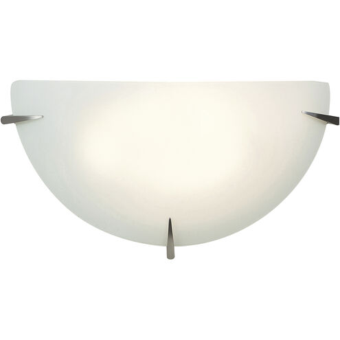 Zenon 1 Light 13 inch Brushed Steel ADA Wall Sconce Wall Light