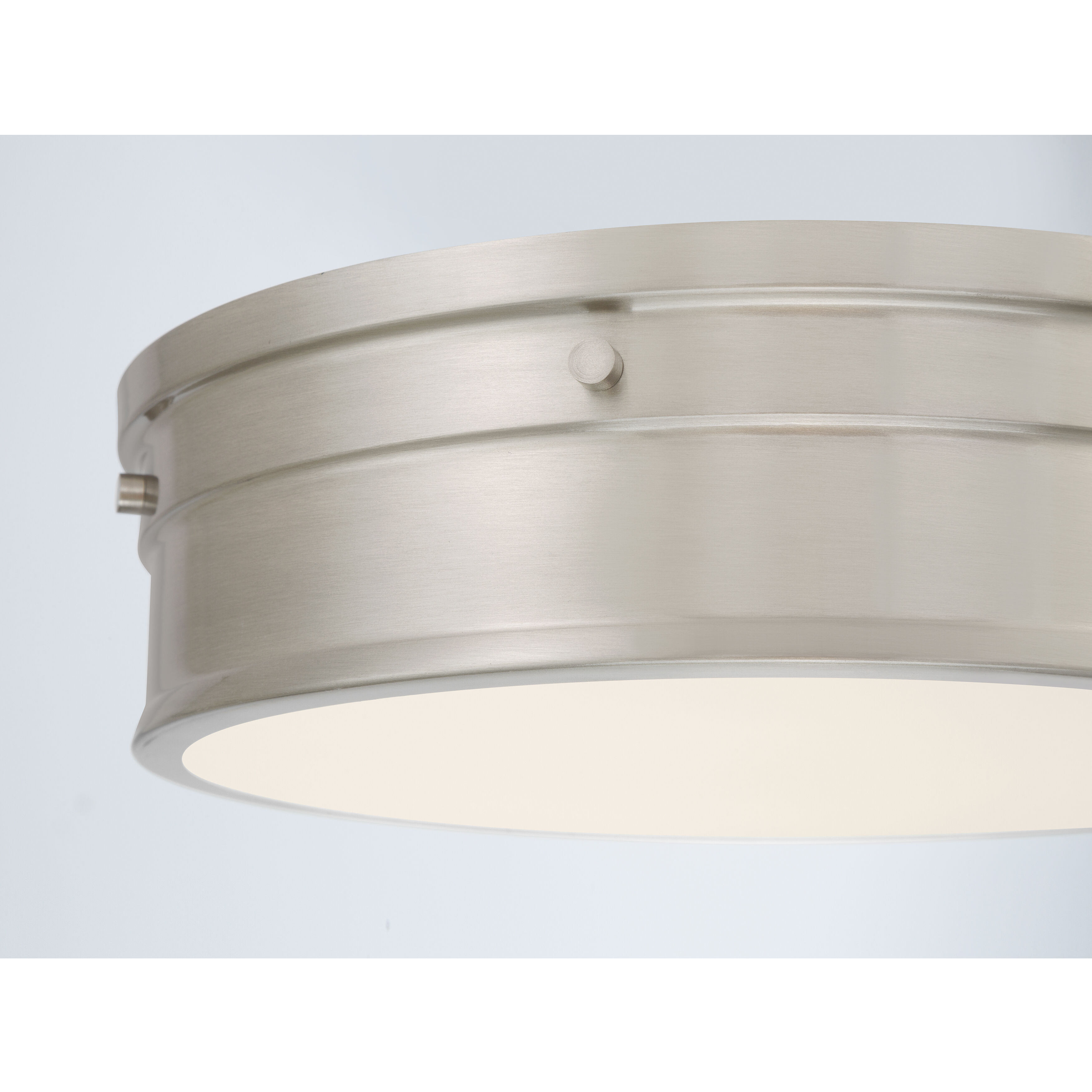Marnex LED 13 inch Brushed Nickel Flush Mount Ceiling Light