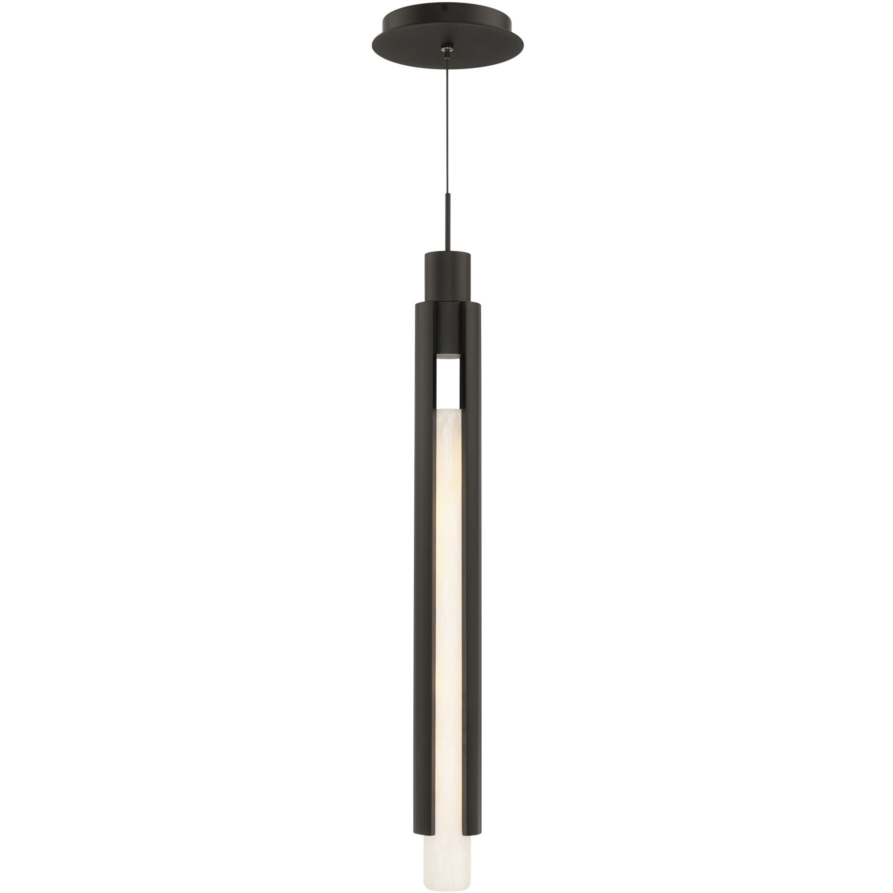Saber 1 Light 3 inch Black Mini Pendant Ceiling Light