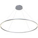 Tania 60 inch Silver Chandelier Ceiling Light