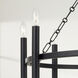 Winton 8 Light 28 inch Matte Black Chandelier Ceiling Light