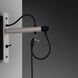 Hooked Wall Light in Stone / Smoked Bronze