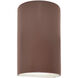 Ambiance LED 7.75 inch Canyon Clay ADA Wall Sconce Wall Light in 1000 Lm LED