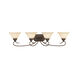 Coronado 4 Light 36 inch Imperial Bronze Bath Light Wall Light