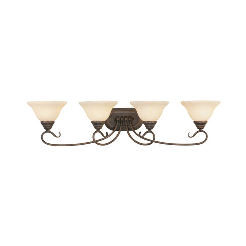 Coronado 4 Light 36 inch Imperial Bronze Bath Light Wall Light
