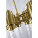 Canada 20 Light 12.2 inch Satin Brass Chandelier Ceiling Light