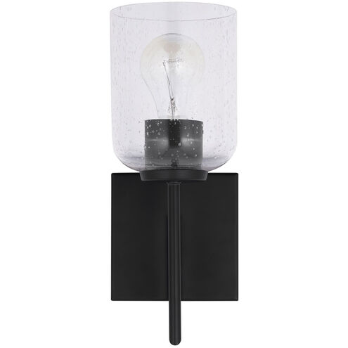 HomePlace by Capital Lighting Carter 1 Light 5 inch Matte Black Sconce Wall Light 639311MB-500 - Open Box