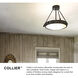 Collier 4 Light 22 inch Black Oxide Indoor Semi-Flush Mount Ceiling Light