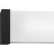 Phase 6.1 LED 24 inch Black Linear Vanity Light Wall Light
