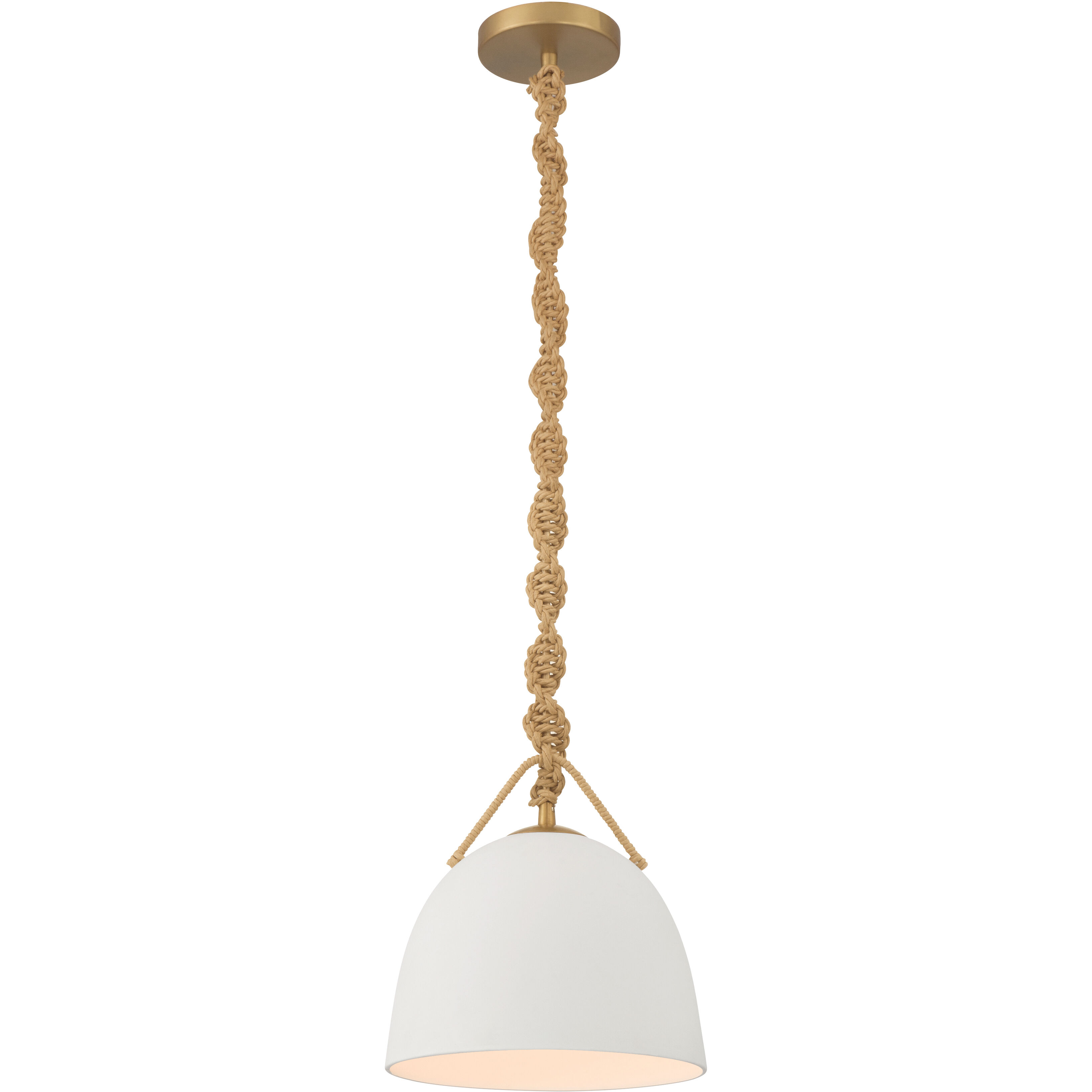 Cordon 1 Light 10 inch Legacy Brass Mini Pendant Ceiling Light