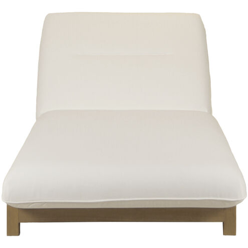 Enzo White Outdoor Adjustable Lounge Chair