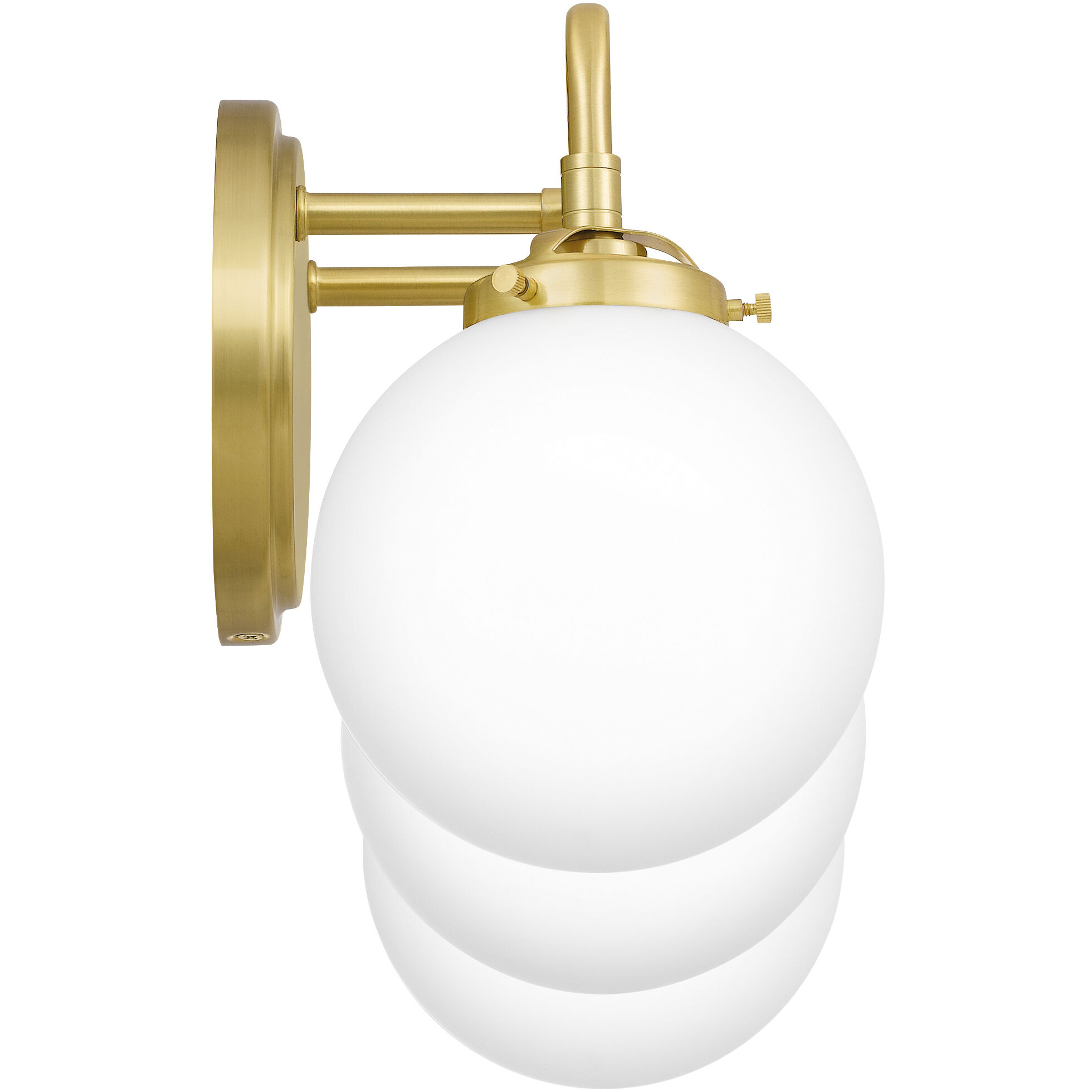Landry 3 Light 24 inch Satin Brass Bath Light Wall Light 