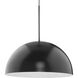 Perimeter 1 Light 23.62 inch Matte Black Pendant Ceiling Light