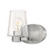 Branson 1 Light 8.5 inch Brushed Nickel Bath Sconce Wall Light