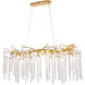Canada 16 Light 12 inch Gold Chandelier Ceiling Light