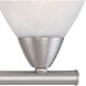 Tia 2 Light 15.75 inch Matte Nickel Vanity Light Wall Light