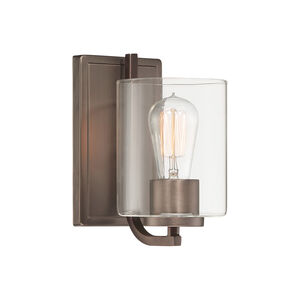 Liam 1 Light 5 inch Satin Copper Bronze Wall Sconce Wall Light
