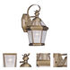 Georgetown 1 Light 12 inch Antique Brass Outdoor Wall Lantern
