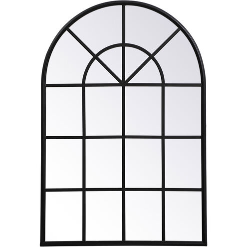 Motif 42 X 28 inch Black Wall Mirror