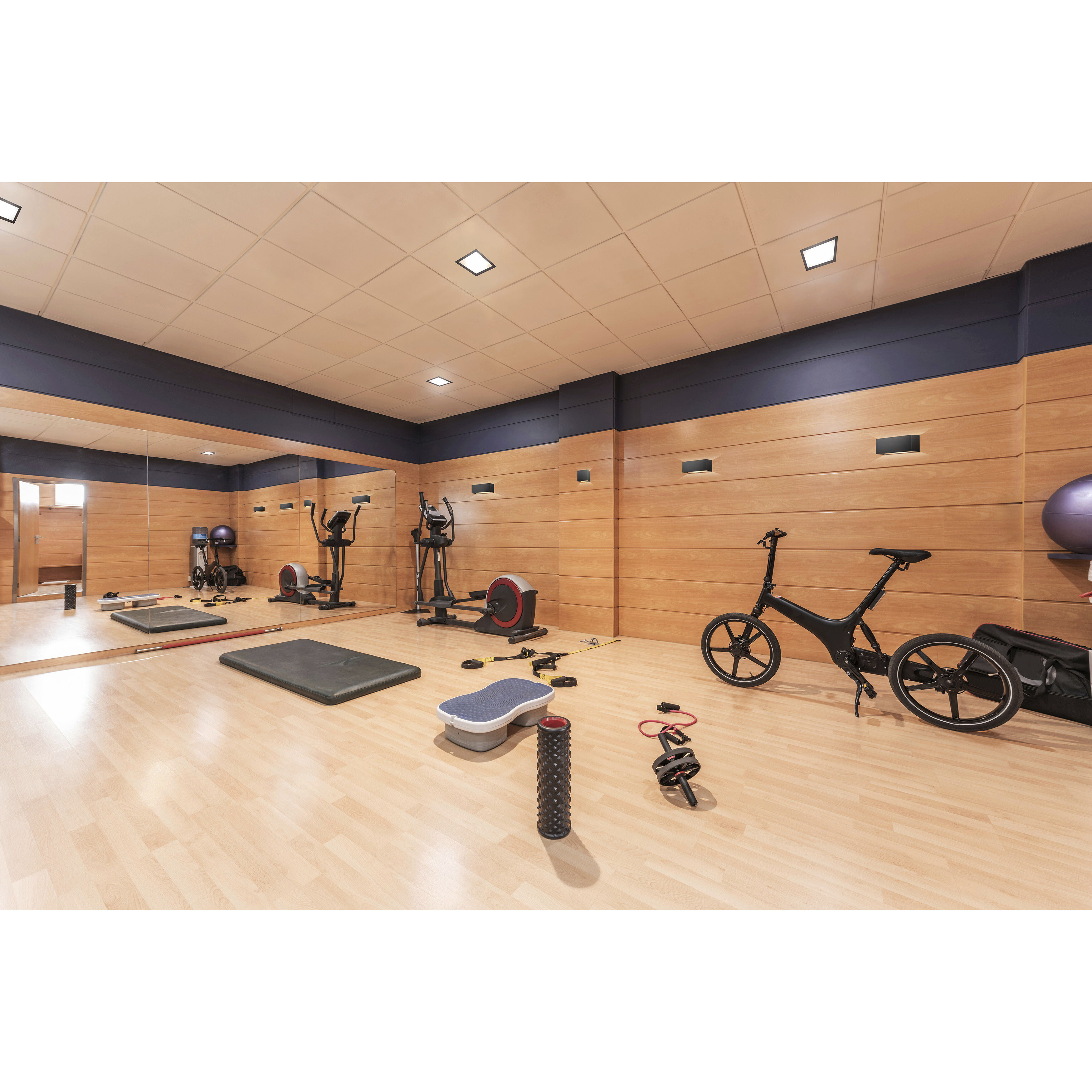 QB LED Wall Sconce Wall Light in Black