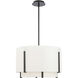 Strum 1 Light 19.63 inch Black Pendant Ceiling Light