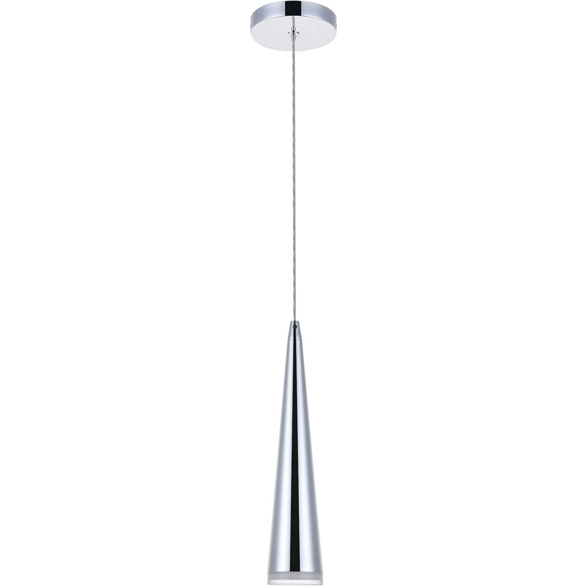 Fantasia LED 4.72 inch Chrome Pendant Ceiling Light