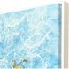 Swimming Turtles Blue and Beige and Green and Multi Canvas, Propac