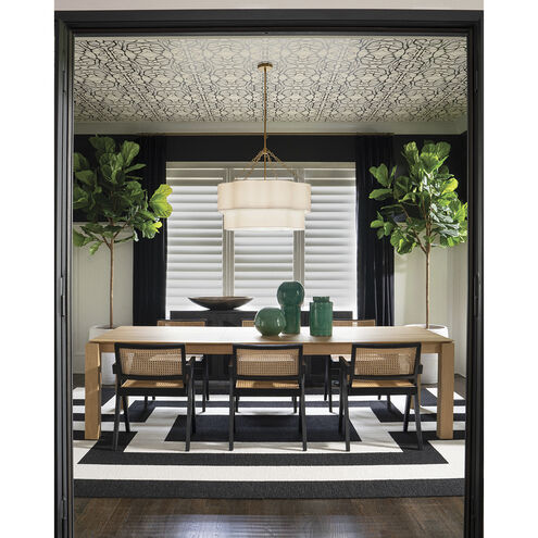Gwen 8 Light 32 inch Lacquered Brass Chandelier Ceiling Light
