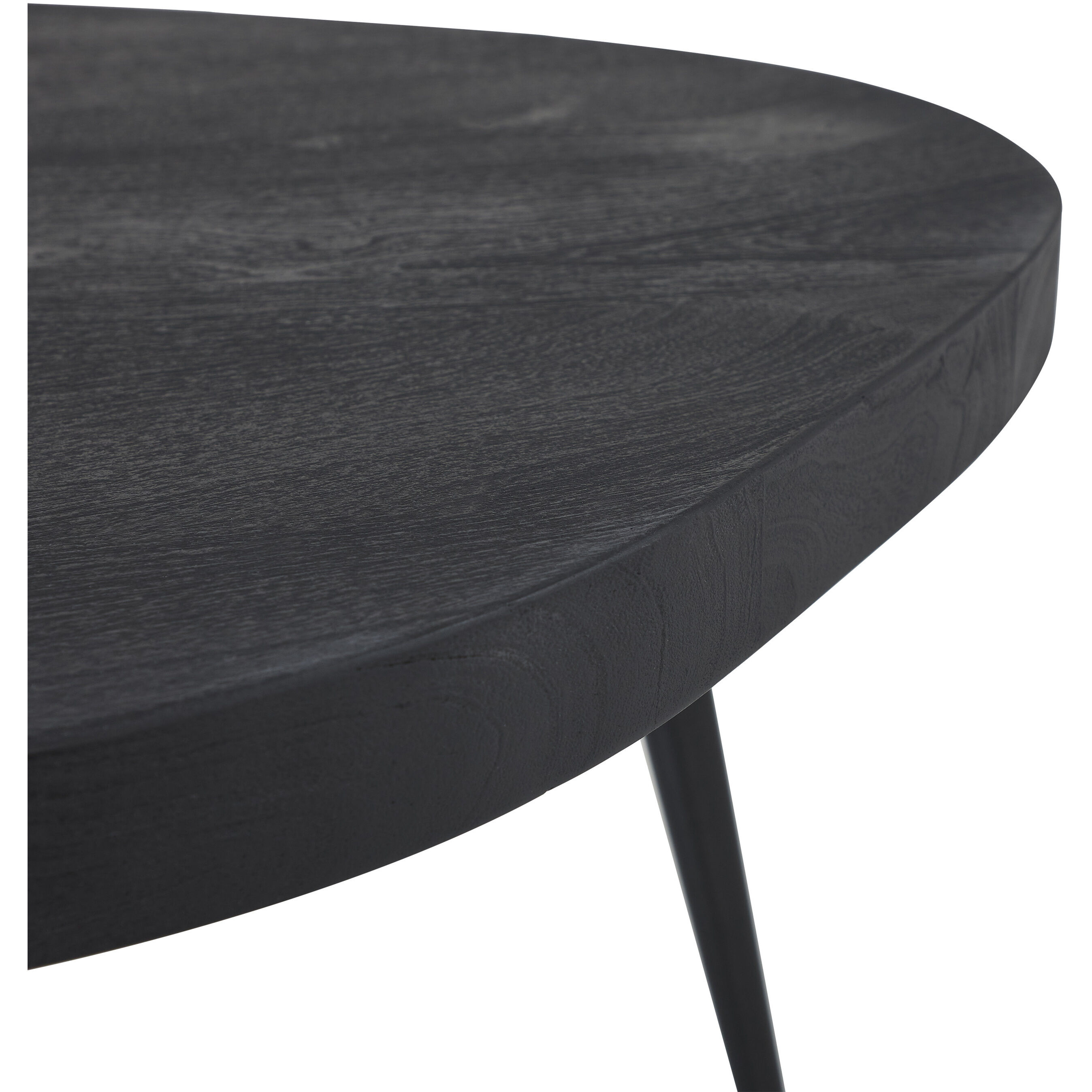 Parson 30 X 18 inch Matte Black Coffee Table