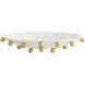 Katherine Ivory and Antique Brass Centerpiece