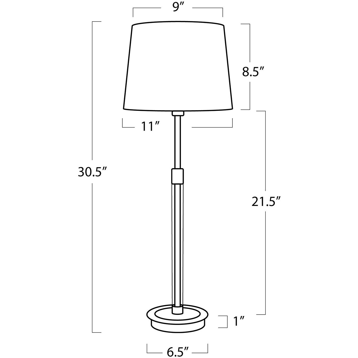 Auburn 30.5 inch 100.00 watt Gold Leaf Table Lamp Portable Light, Buffet Lamp
