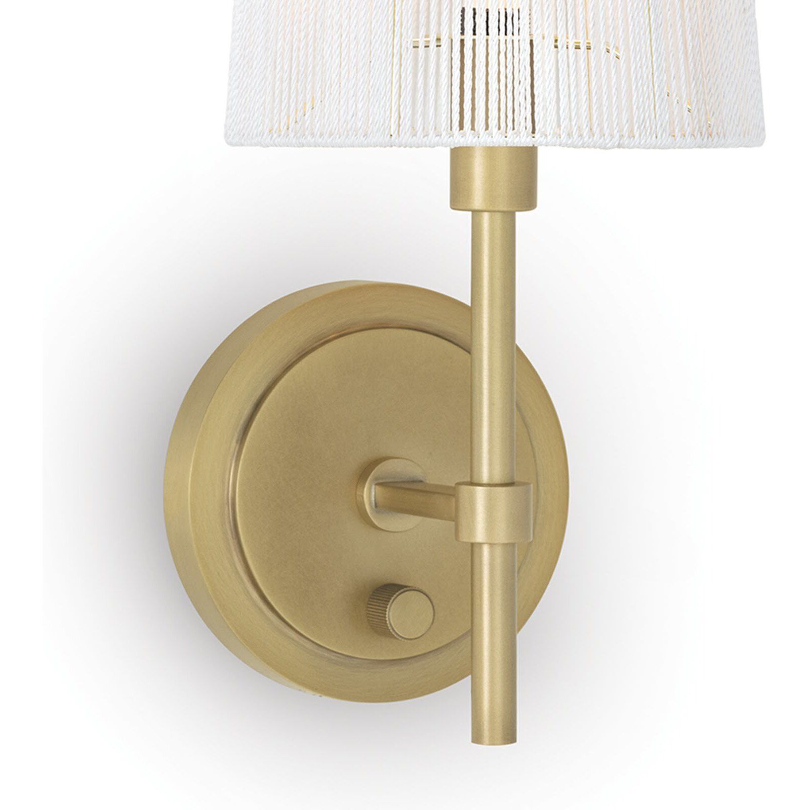 Franklin Wall Sconce Wall Light in Natural Brass