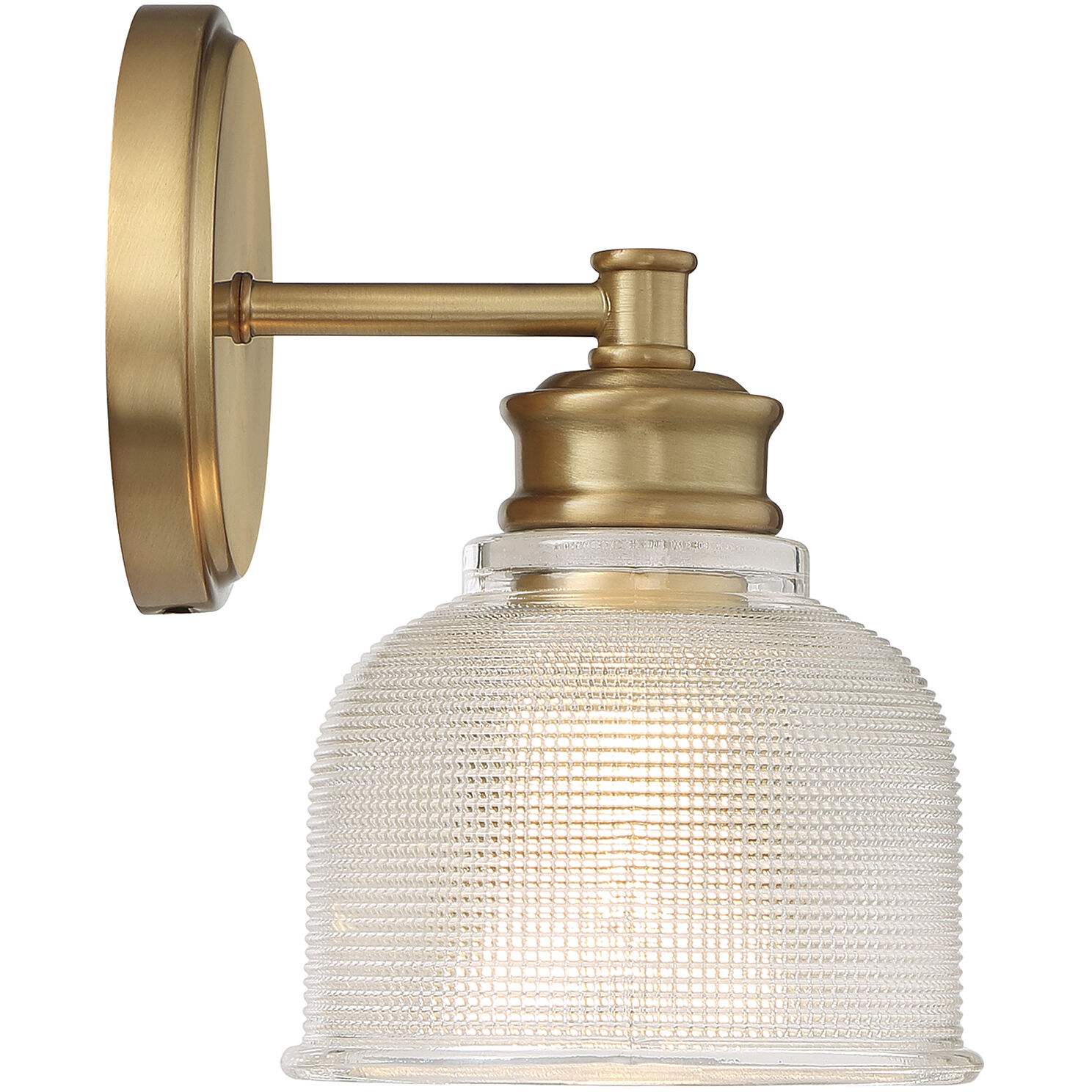 Vintage 1 Light 5 inch Natural Brass Wall Sconce Wall Light