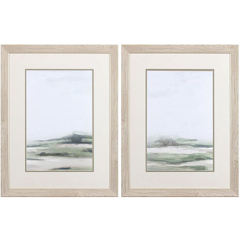 Landscapes Green and Neutral Framed Art