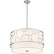 Kendall 4 Light 24 inch Brushed Nickel Chandelier Ceiling Light