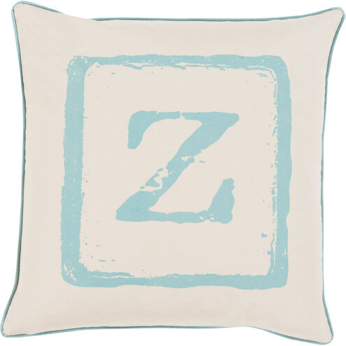 Big Kid Blocks 20 inch Khaki, Teal Pillow Kit