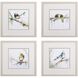 Florals Collection Green Framed Art