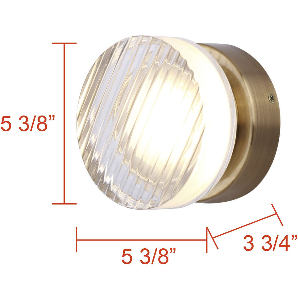 Benni Wall Light in Gold