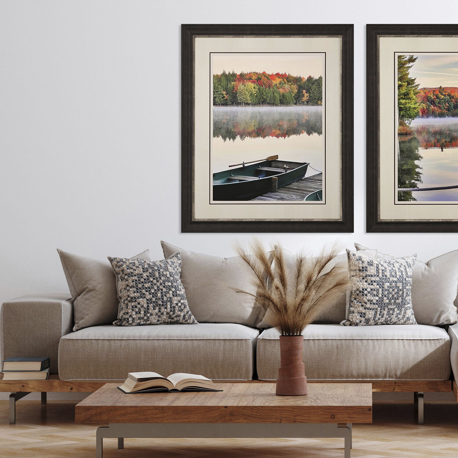 Brilliant Fall Multi and Brown and Orange Framed Art