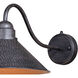 Outland 1 Light 10 inch Aged Iron and Light Gold Outdoor Wall