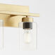 Carter 2 Light 14 inch Aged Brass Vanity Light Wall Light