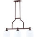 Richmond Island Light Ceiling Light in Oiled Bronze