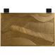 Drift Antique Brass and Blackened Bronze Wall Plaque