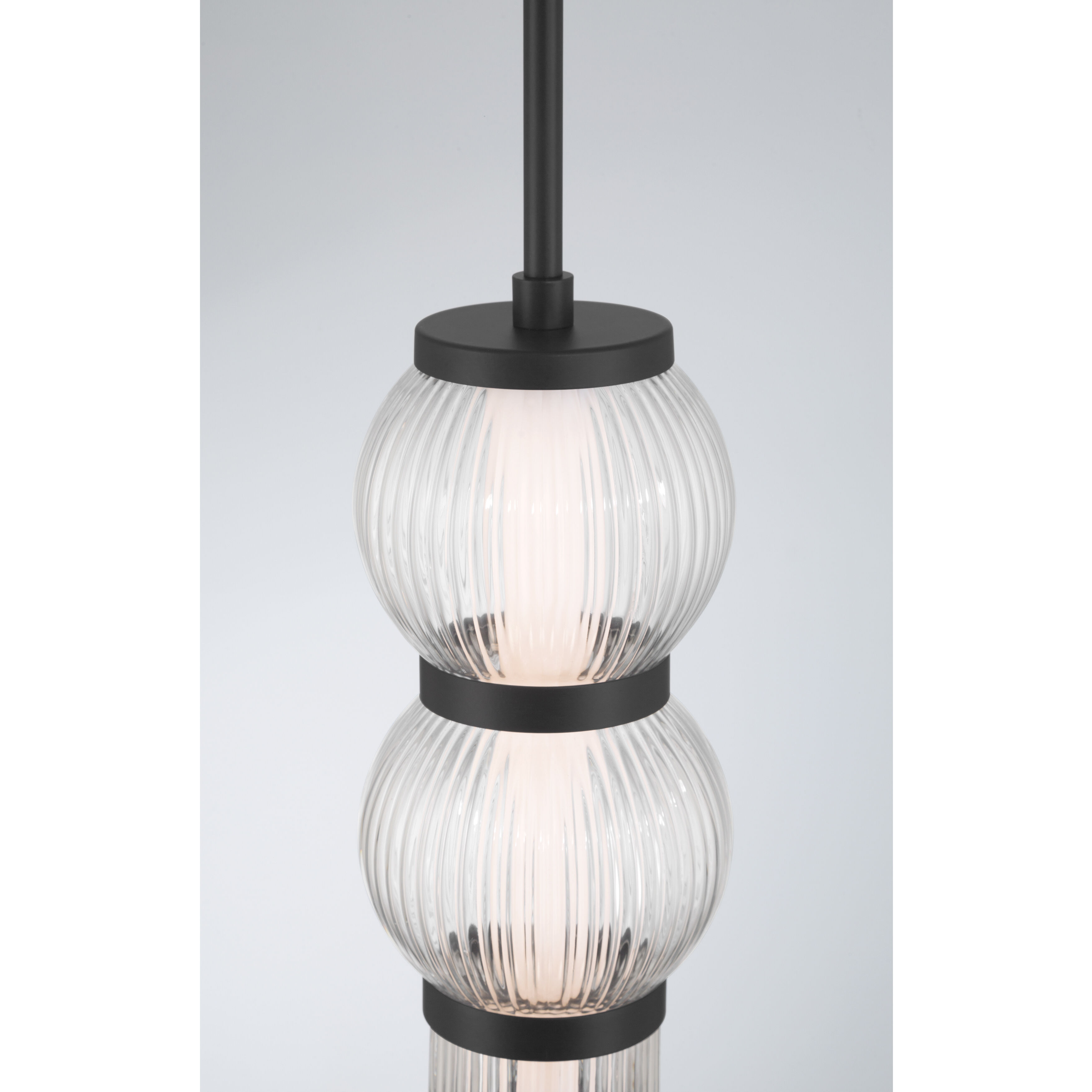Cordel LED 8 inch Dark Matte Black Mini Pendant Ceiling Light
